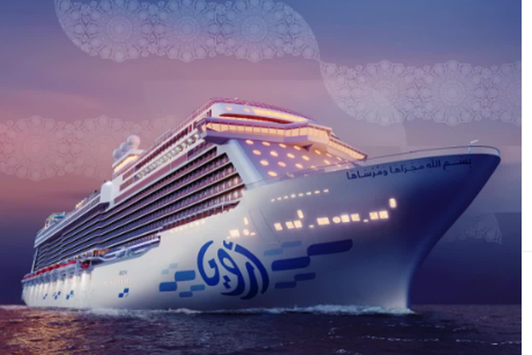 Aroya Cruises, kapal pesiar Arab Saudi yang akan melakukan pelayaran perdana pada Desember 2024