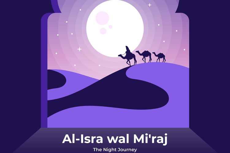 Ilustrasi Isra Miraj.