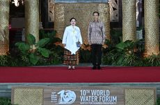 Jokowi dan Puan Saling Lempar Senyum di "Gala Dinner" WWF, Gibran: Semua Baik-baik Saja