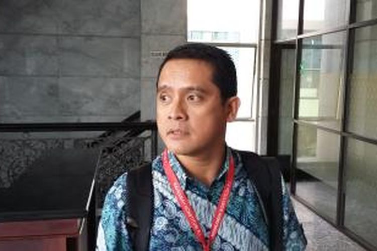 Pakar hukum pidana Universitas Indonesia, Ganjar Laksmana, saat ditemui seusai memberikan keterangan sebagai ahli dalam sidang di Mahkamah Konstitusi, Selasa (23/6/2015).