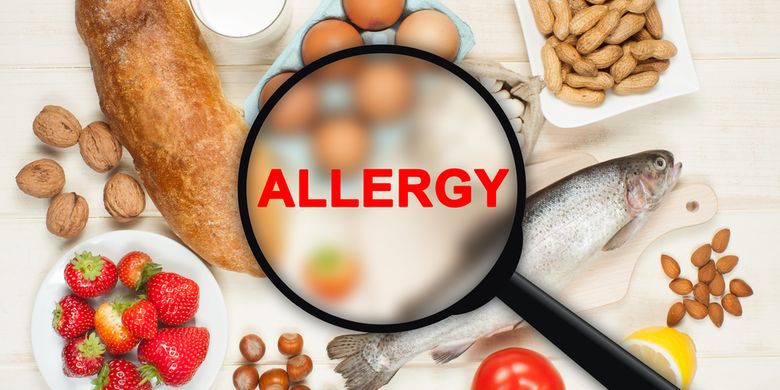 Ilustrasi alergi makanan