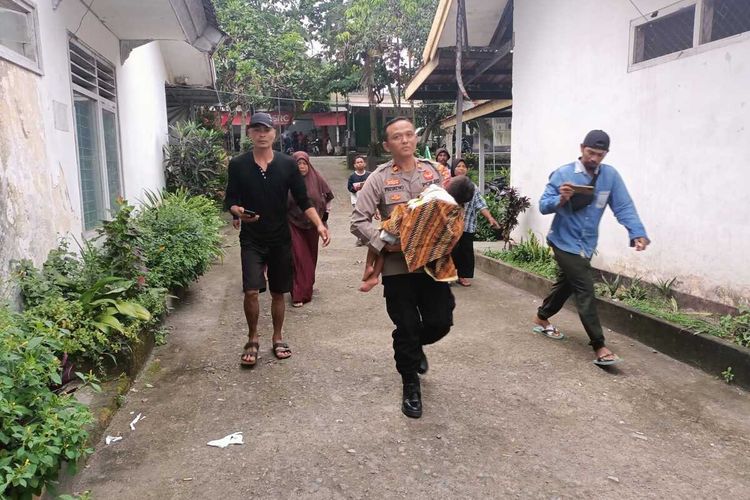 Suasana bocah yang hilang di Lombok Tengah dibawa ke Puskesmas