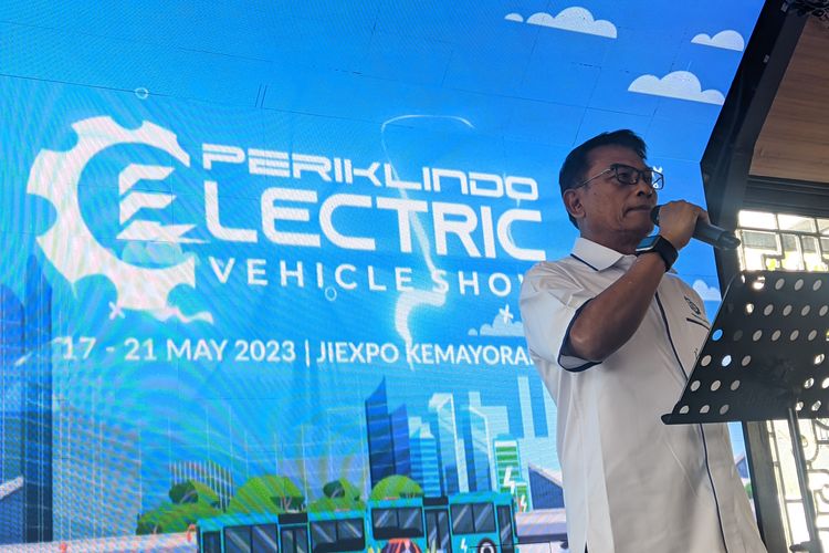 Kepala Staff Kepresidenan RI, Moeldoko saat memberikan sambutan pada Media Gathering PEVS 2023