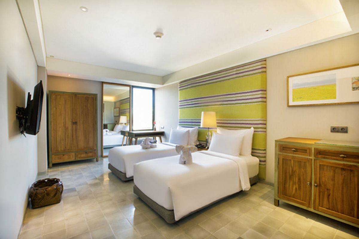 Kamar hotel di Tijili Semiyak.