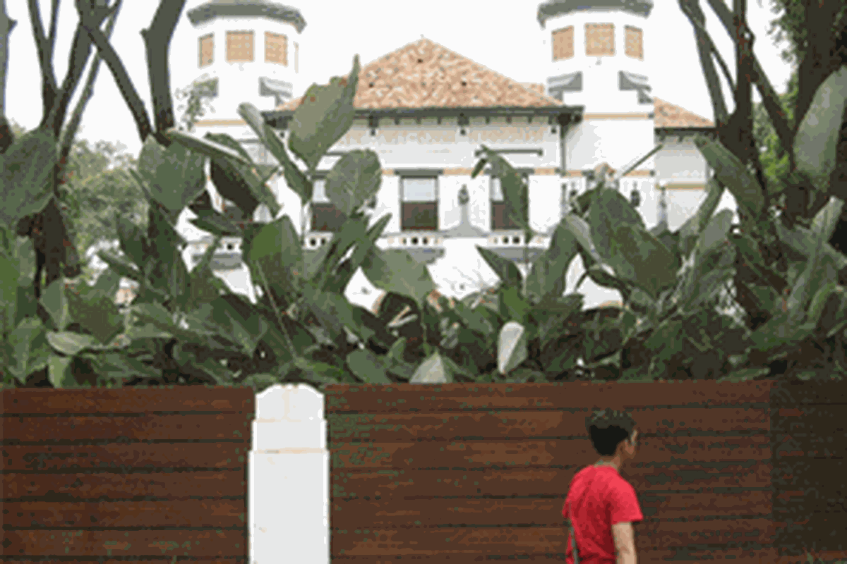 Eks Gedung Imigrasi di Jalan Teuku Umar, Menteng, Jakarta Pusat, sekarang dijadikan bar dan ruang pamer lukisan.