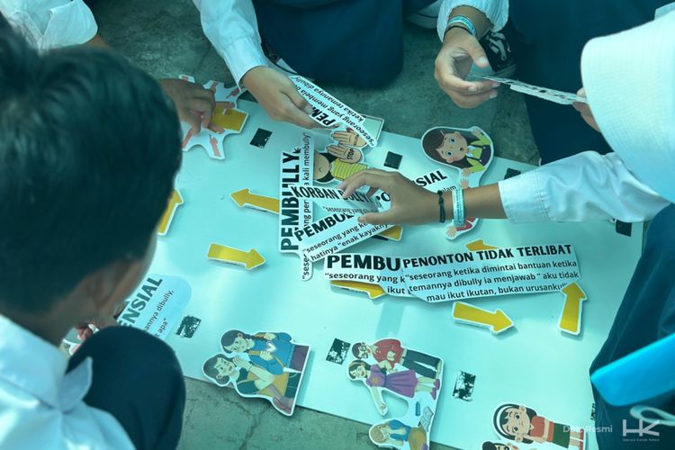 PT Hutama Karya (Persero) (Hutama Karya) menggelar kegiatan Sosialisasi Pencegahan Kekerasan dan Eksploitasi Seksual pada Anak yang berbasis sekolah di SMP Negeri 18 Surakarta, Jawa Tengah pada peringatan Hari Anak Nasional 2024, Selasa (23/7/2024). 
