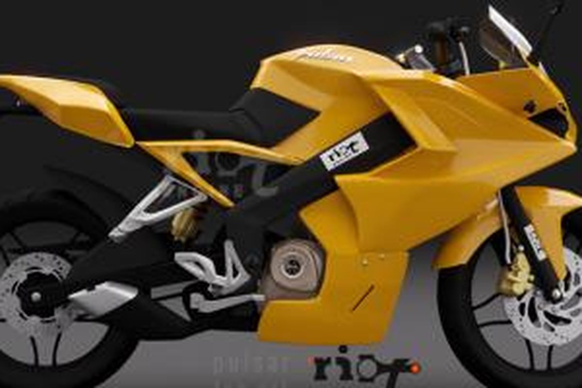 Rendering dari Riot Engine, Bajaj Pulsar 200SS.