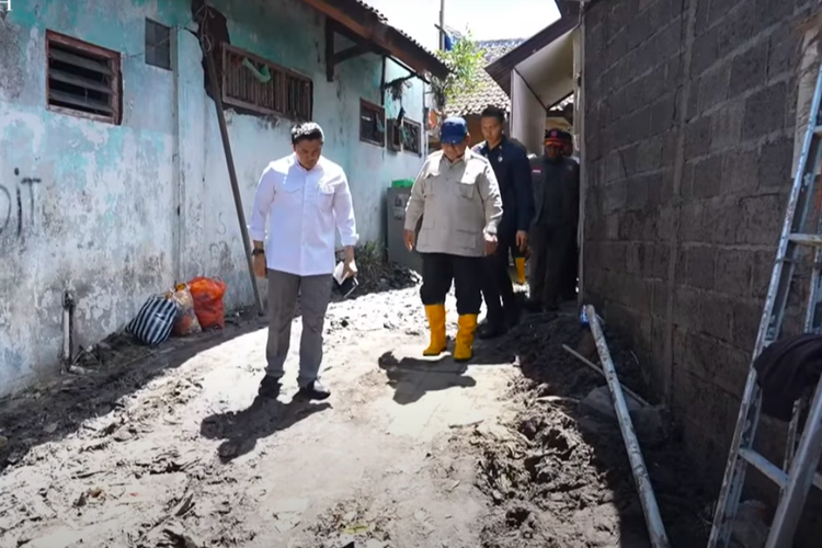 Prabowo tinjau korban banjir Bali, 13 September 2025. (YouTube Sekretariat Presiden)