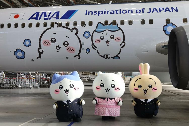 Maskapai ANA Jepang Luncurkan Pesawat Bertema Manga Populer 