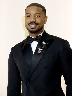 HOLLYWOOD, CALIFORNIA - MARCH 12: Michael B. Jordan attends the 95th Annual Academy Awards on March 12, 2023 in Hollywood, California.   Mike Coppola/Getty Images/AFP (Photo by Mike Coppola / GETTY IMAGES NORTH AMERICA / Getty Images via AFP)