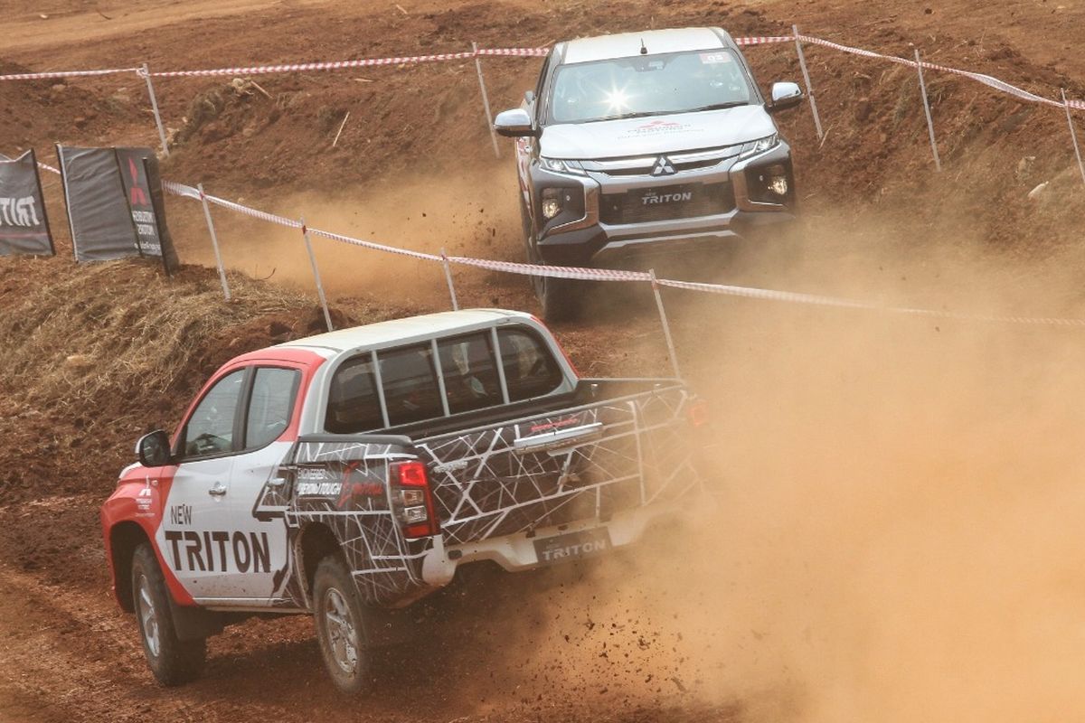 Pengalaman di lintasan offroad bersama Triton terbaru dari Mitsubishi