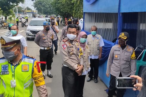 Halau Kendaraan Bawa Pemudik, Polisi Dirikan Posko di Tegal dan Brebes