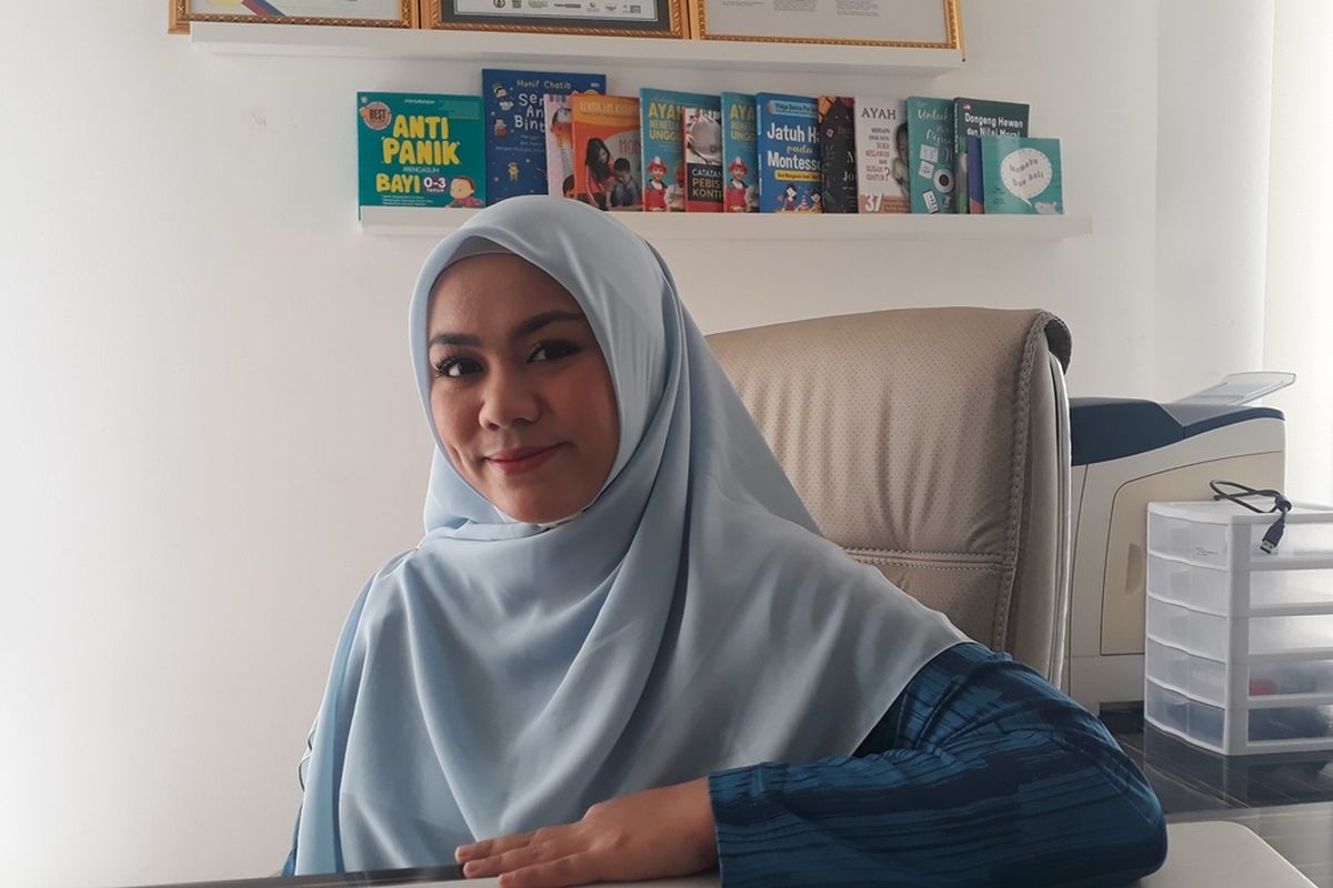 Zita Anjani, anggota DPRD DKI Jakarta terpilih periode 2019-2024 dari Fraksi PAN. Foto diambil Kamis (15/8/2019).