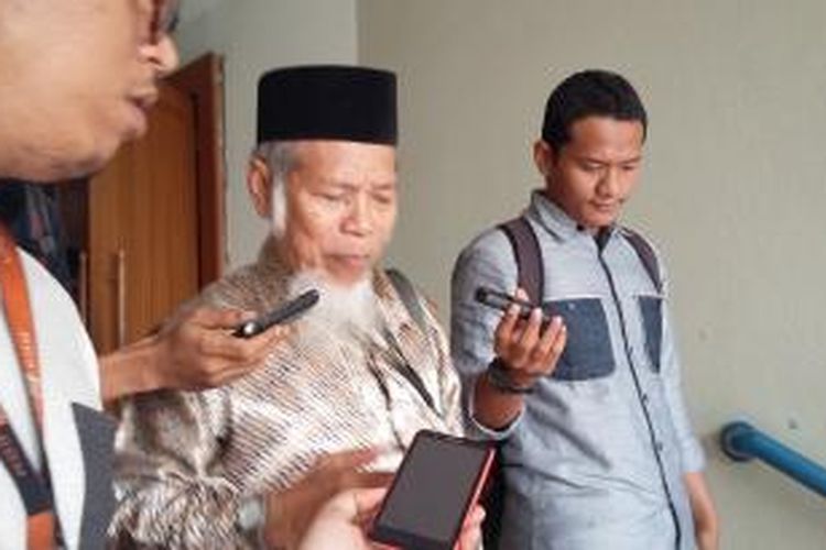 Mantan penasihat KPK, Abdulah Hehamahua, saat ditemui di Universitas Al Azhar, Jakarta, Selasa (22/9/2015).