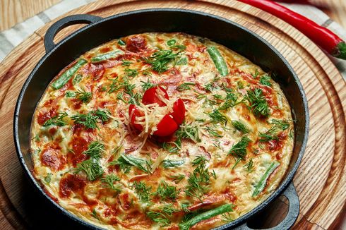 Resep Vegetable Frittata, Makanan Mirip Telur Dadar dari Italia