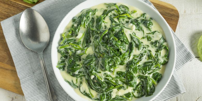 Resep Creamy Spinach Makanan Sehat Anti Ribet