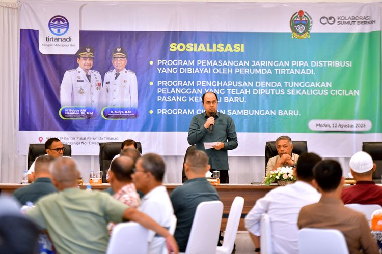 Perumda Tirtanadi Medan Gratiskan Denda Pembayaran Air Pelanggan yang Menunggak, Biaya Bisa Dicicil
