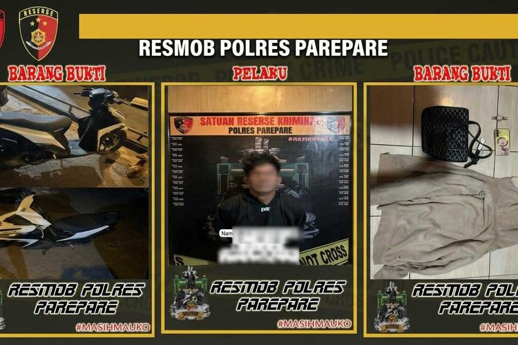 Terlilit Utang dan Kecanduan Judol, Residivis di Parepare Rampas Tas Berisi Uang Rp 200.000