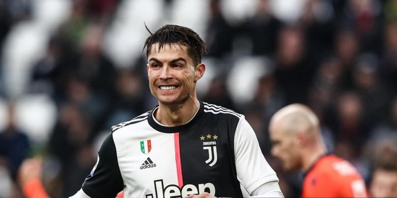 Cristiano Ronaldo saat turun di laga Juventus vs Udinese dalam pertandingan pekan ke-16 Serie A Liga Italia, di Stadion Allianz, Minggu (15/12/2019) 
