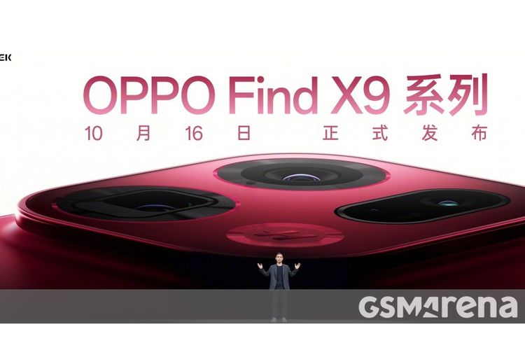 Oppo Find X9 series dirilis di China, Kamis (16/10/2025).