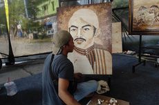 Buruh Pabrik di Demak Manfaatkan Limbah Cangkang Telur jadi Karya Lukis, Laku hingga Luar Negeri