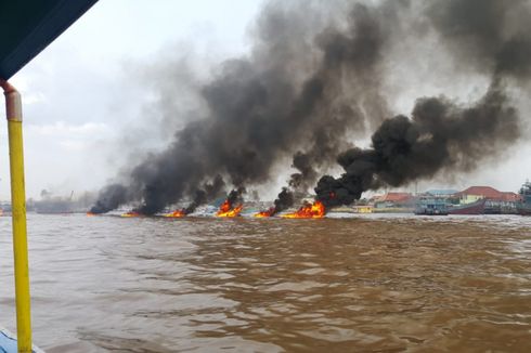Kronologi Perahu Jukung Meledak di Sungai Musi