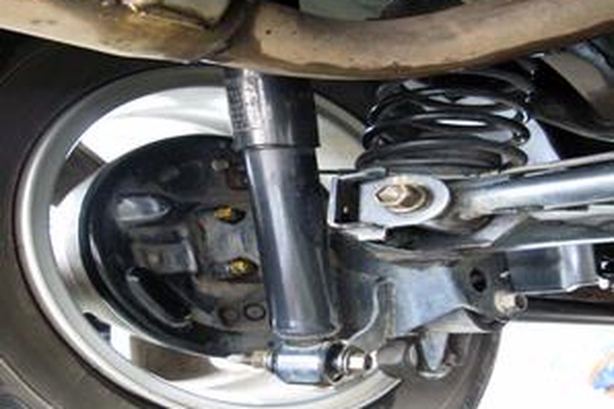 Kondisi sokbreker lemah, ayunan dan kestabilan tidak bagus