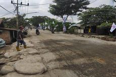 Prabowo Datang ke Palembang, Jalan Bergelombang Jadi Rata