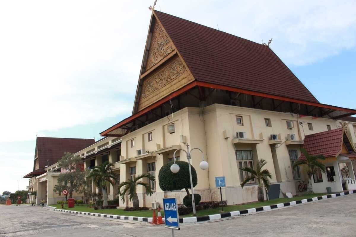 Kantor PTPN V di Kota Pekanbaru, Riau.