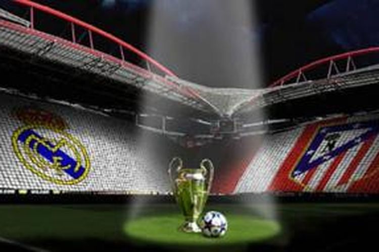 Final Liga Champions 2013-2014 antara Real Madrid kontra Atletico Madrid. 