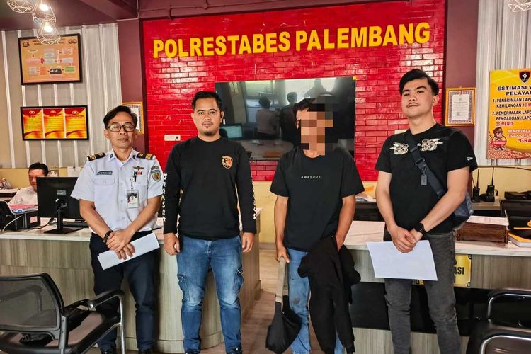Modus Jadi Penumpang, Pria Paruh Baya Curi Pipa Toilet di Stasiun LRT Palembang