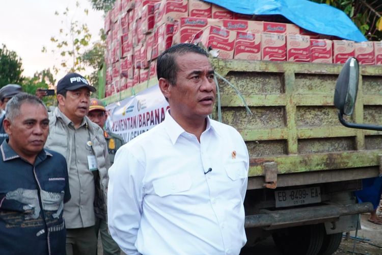 Tanggap Gempa Flores, Mentan Amran Instruksikan Bantuan Pangan Segera Disalurkan