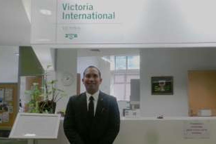 Kapten Malvino Edward Yustica Sitohang di Victoria University of Wellington, Selandia Baru.