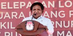 Lepas Distribusi Logistik PSU, Wamendagri Ribka Haluk Minta Provinsi Papua Jadi Teladan Demokrasi