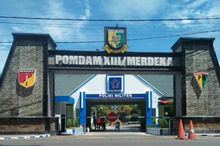 Markas Pomdam XIII/Merdeka di Manado, Sulawesi Utara.