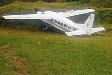 Kronologi Pesawat Dabi Air Tergelincir lalu Tabrak Bukit di Intan Jaya