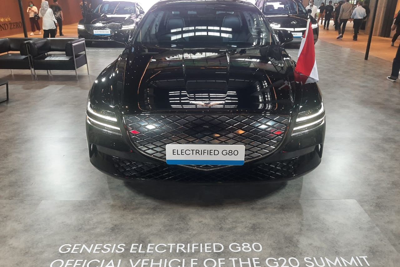 Usai Dipakai KTT G20, Hyundai Pamerkan Genesis G80 di Jakarta