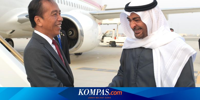 Tiba di Abu Dhabi, Jokowi Disambut Langsung Presiden MBZ di Bandara