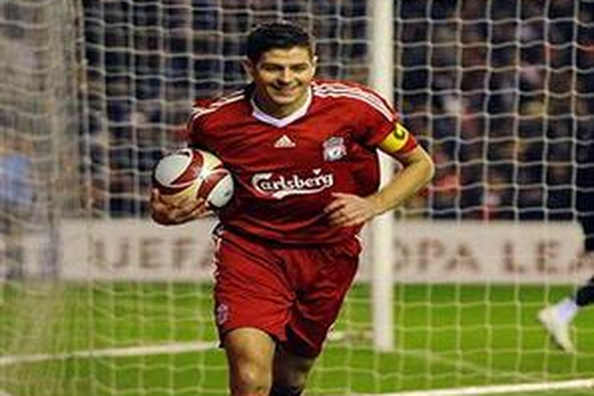Kapten Liverpool, Steven Gerrard.