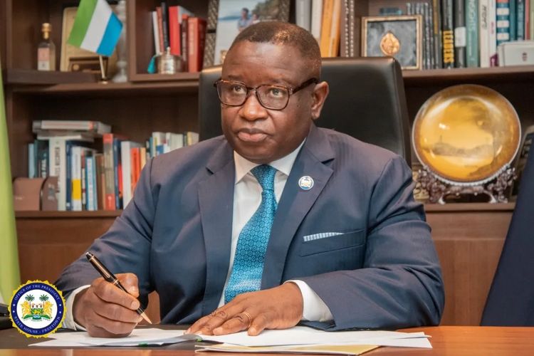 Presiden Sierra Leone, Julius Maada Bio.