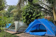 Kemah di Lembah Pinus Camp & Cafe Bogor, Lihat Sunrise dan Air Terjun