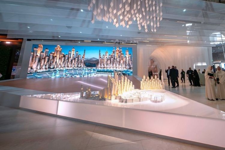 Tampilan Gerbang Raja Salman, royek mixed-use yang dirancang untuk menghadirkan standar baru dalam kehidupan urban, perhotelan, pelestarian budaya, serta selaras dengan Visi Saudi 2030.