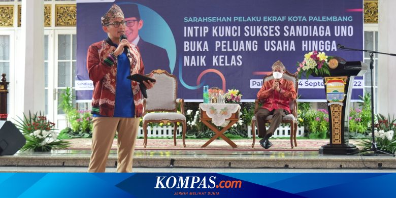 Sandiaga Uno Bagikan 3 Tips Sukses untuk Pelaku Ekonomi Kreatif - Vimarsana News