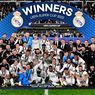 Daftar Juara Piala Super Eropa, Real Madrid Sejajar AC Milan dan Barcelona