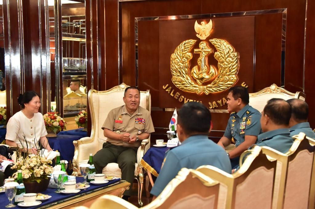 Komandan Marinir Korsel Kujungi Mabesal Pertama Kalinya, Jalin Kerja Sama Militer dengan TNI AL