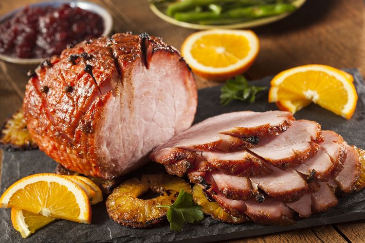 Sajian spesial Paskah ala Amerika Serikat, baked ham