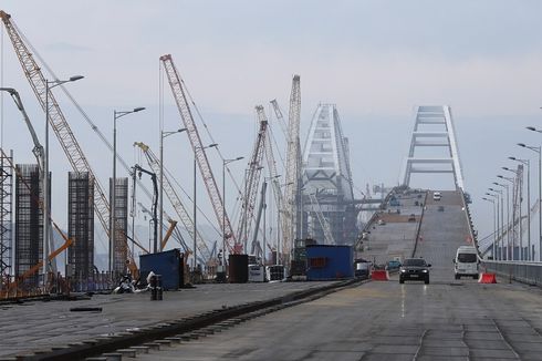 Rusia Segera Miliki Jembatan Terpanjang di Eropa