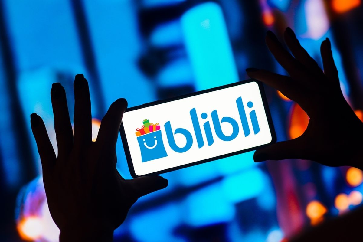 Ilustrasi platform e-commerce Blibli. 