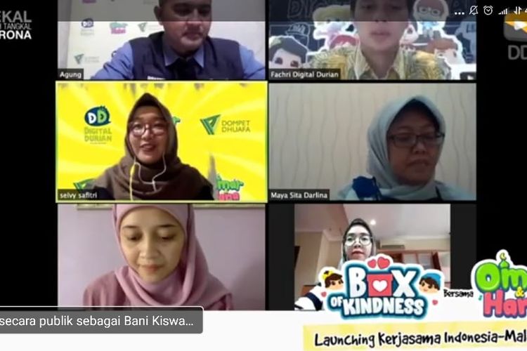 Di tengah pandemi Covid-19, Dompet Dhuafa bersama Omar & Hana menjalin kerja sama donasi kebaikan melalui Box of Kindness, dalam rangka membantu anak yatim dan duafa di Indonesia.