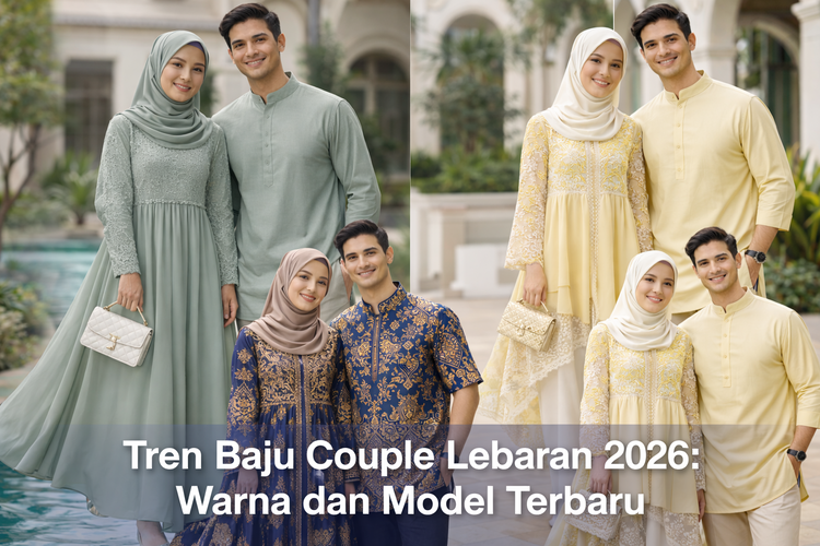 Tren baju lebaran couple terbaru